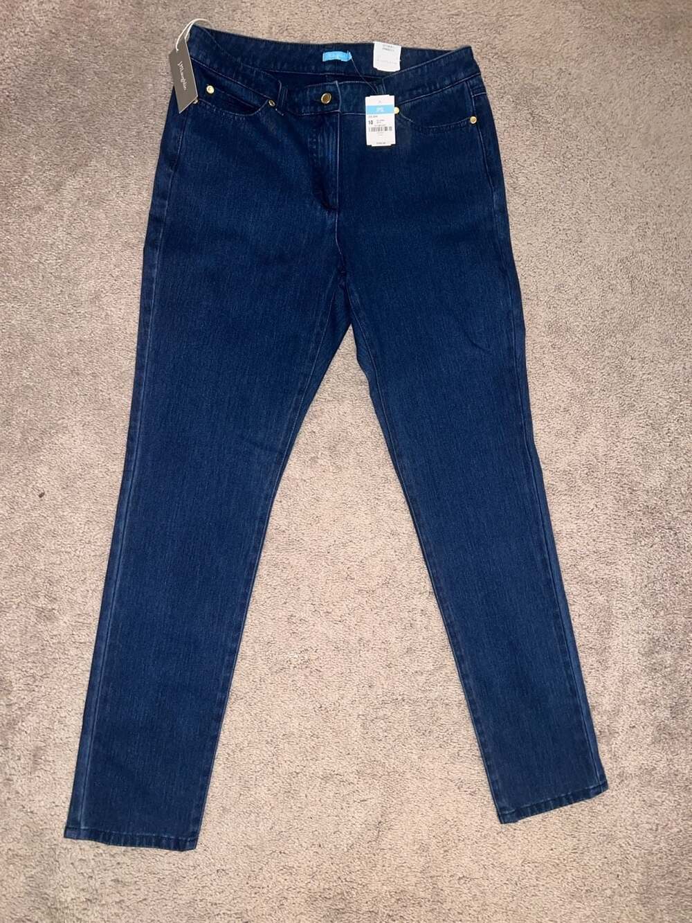 J.McLaughlin Lexi Slim Leg Jeans in Dark Denim Size 10
